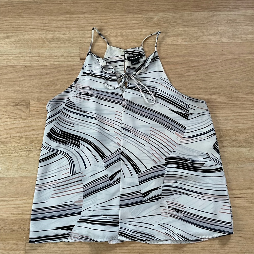 Trouve Patterned Tank top